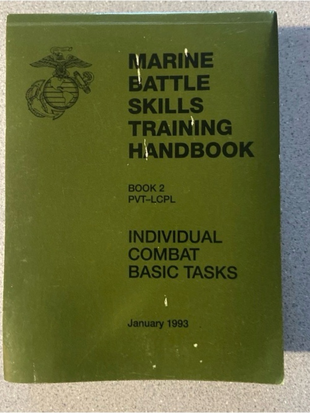 Marine Battle Skills Training Handbook Book 2 PVT-LCPL January 1993